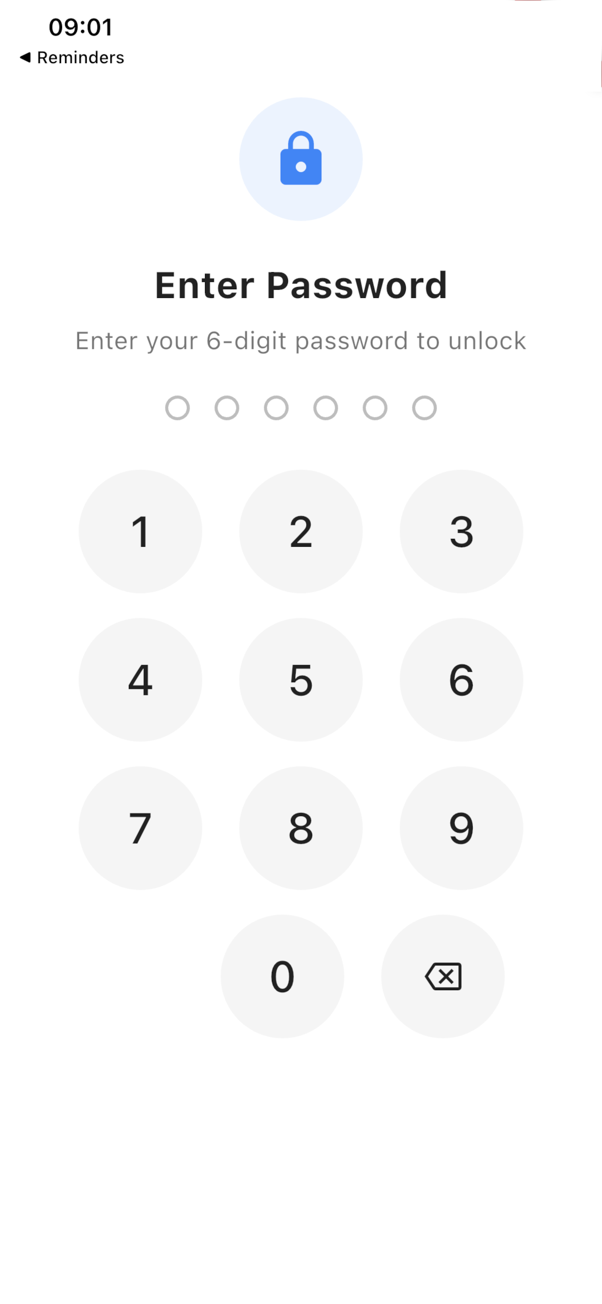 Biometric unlock