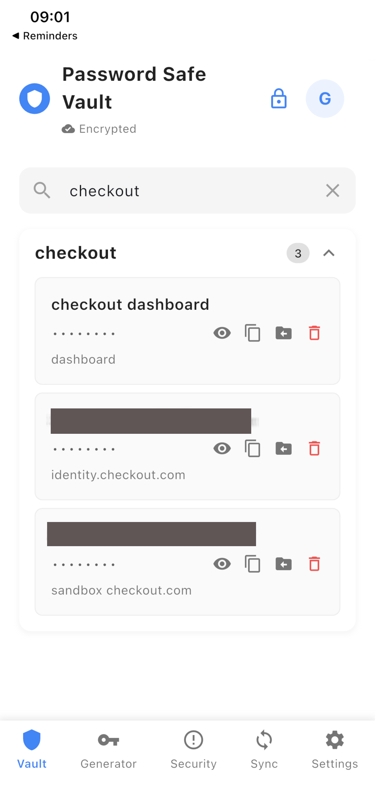 Search & organization — iOS
